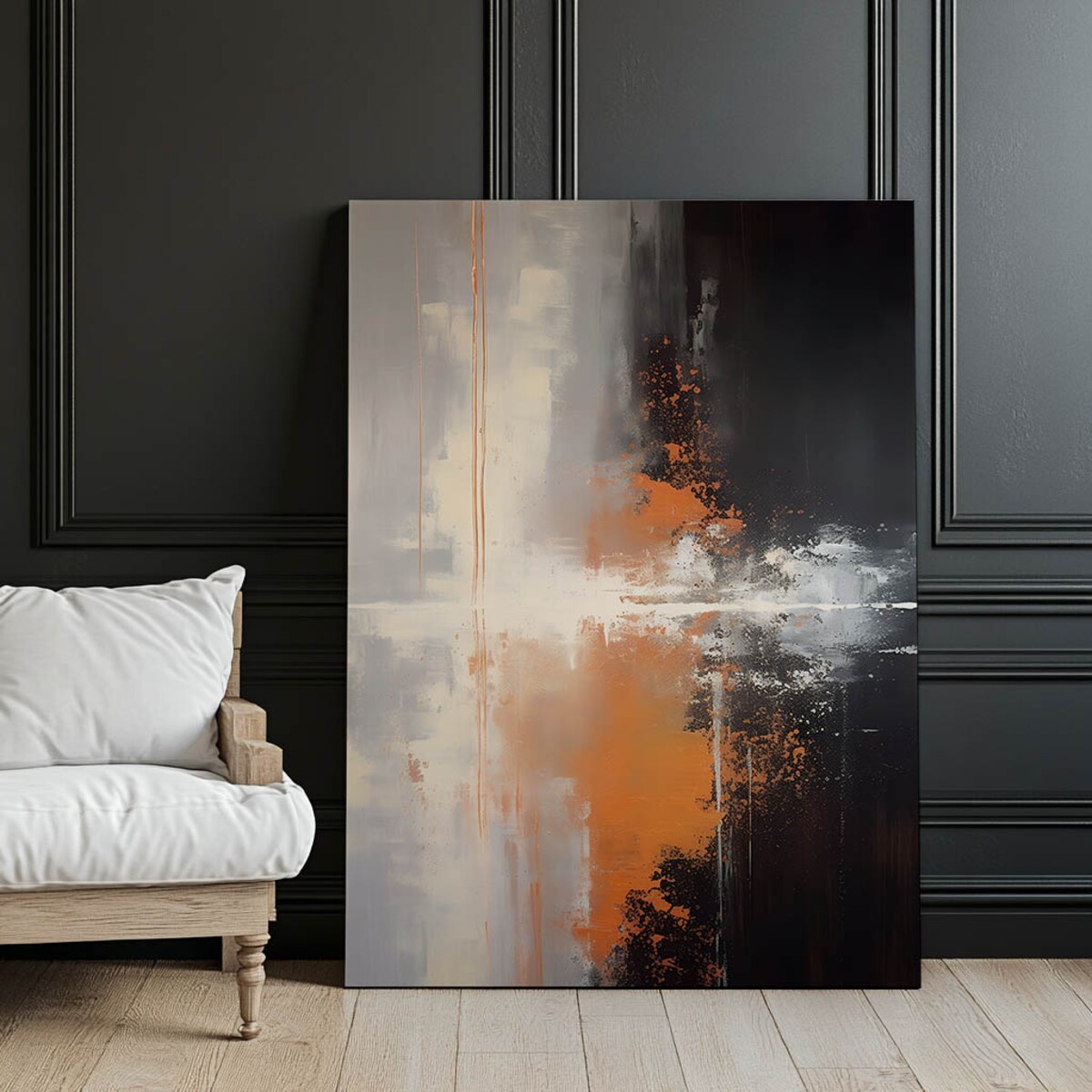 Splątane barwy, 50x70 cm, bez ramy, płótno premium na blejtramie