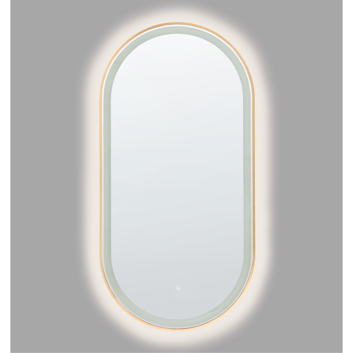Lustro łazienkowe LED CHIDDES 60 cm 120 cm Srebrny