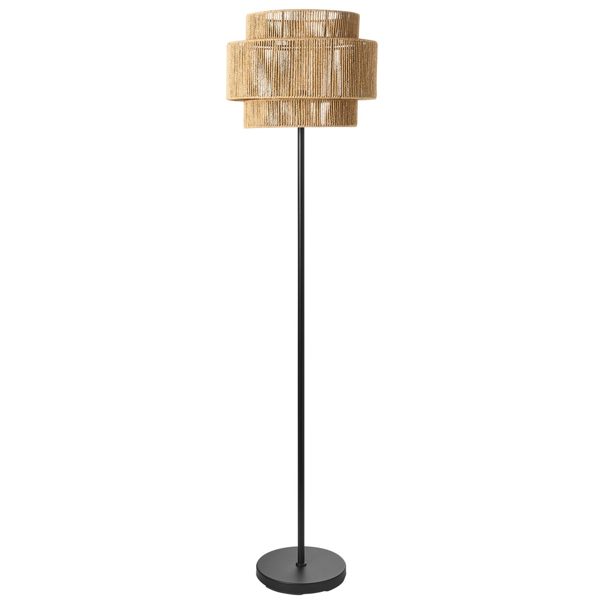Lampa podłogowa WOKIRO Papierowy sznurek Naturalny