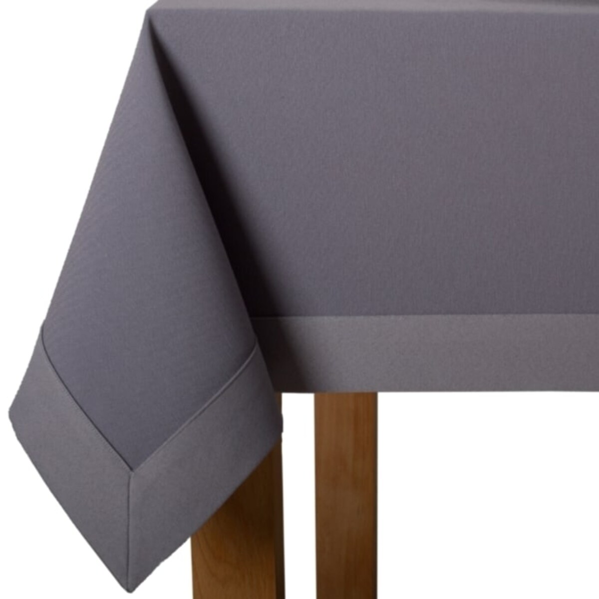 Obrus Premium Maxima ciemnoszary 6715 O5 - 120x120 cm - szary