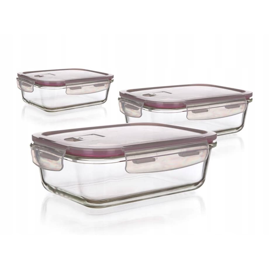 POJEMNIKI NA JEDZENIE DO LODÓWKI box 550,950,1450 ml HERMETYCZNE żywność