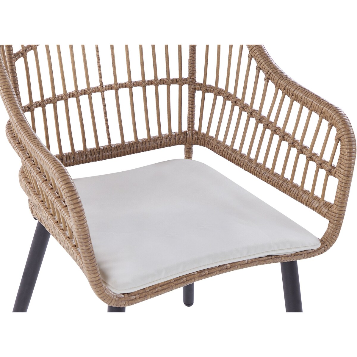 Zestaw ogrodowy dla 6 osób ALIANO II z poduszkami Technorattan Beżowy