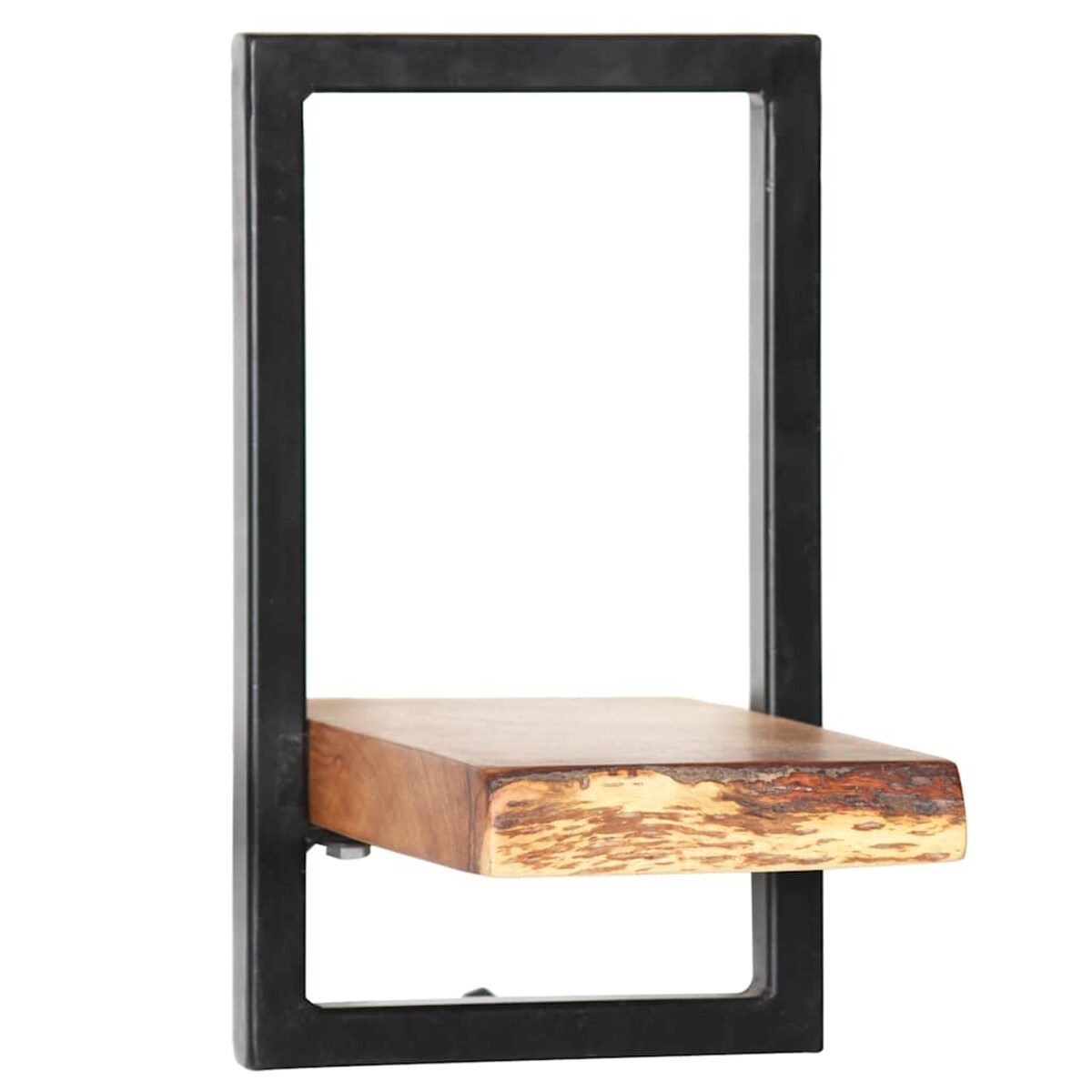 vidaXL Zestaw półek ściennych, 5 szt., lite drewno akacjowe i stal