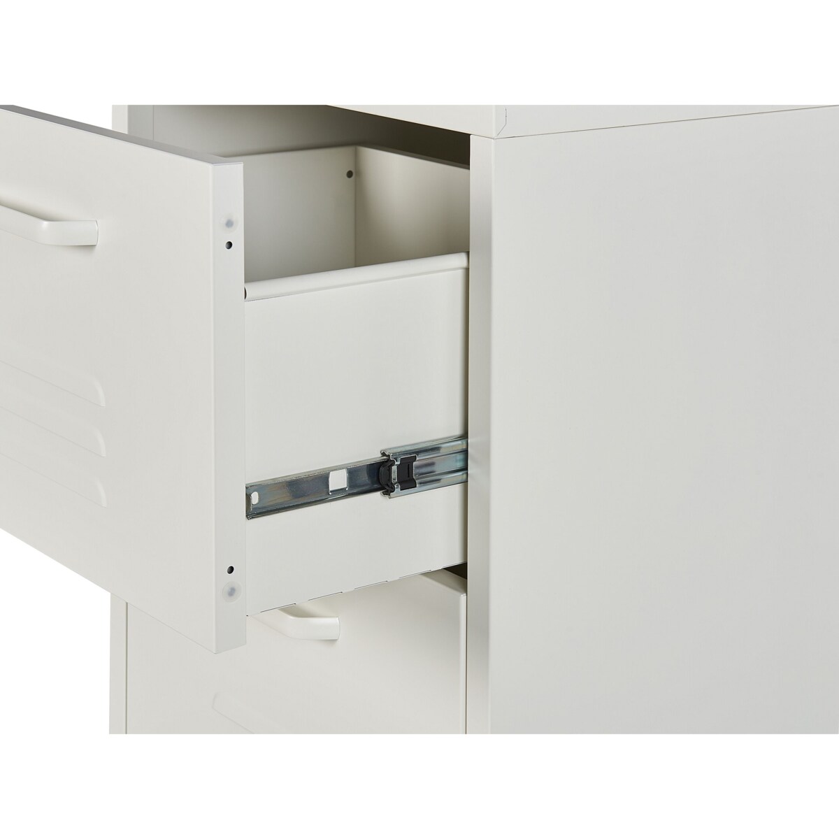 Szafka biurowa metalowa biała WOSTOK