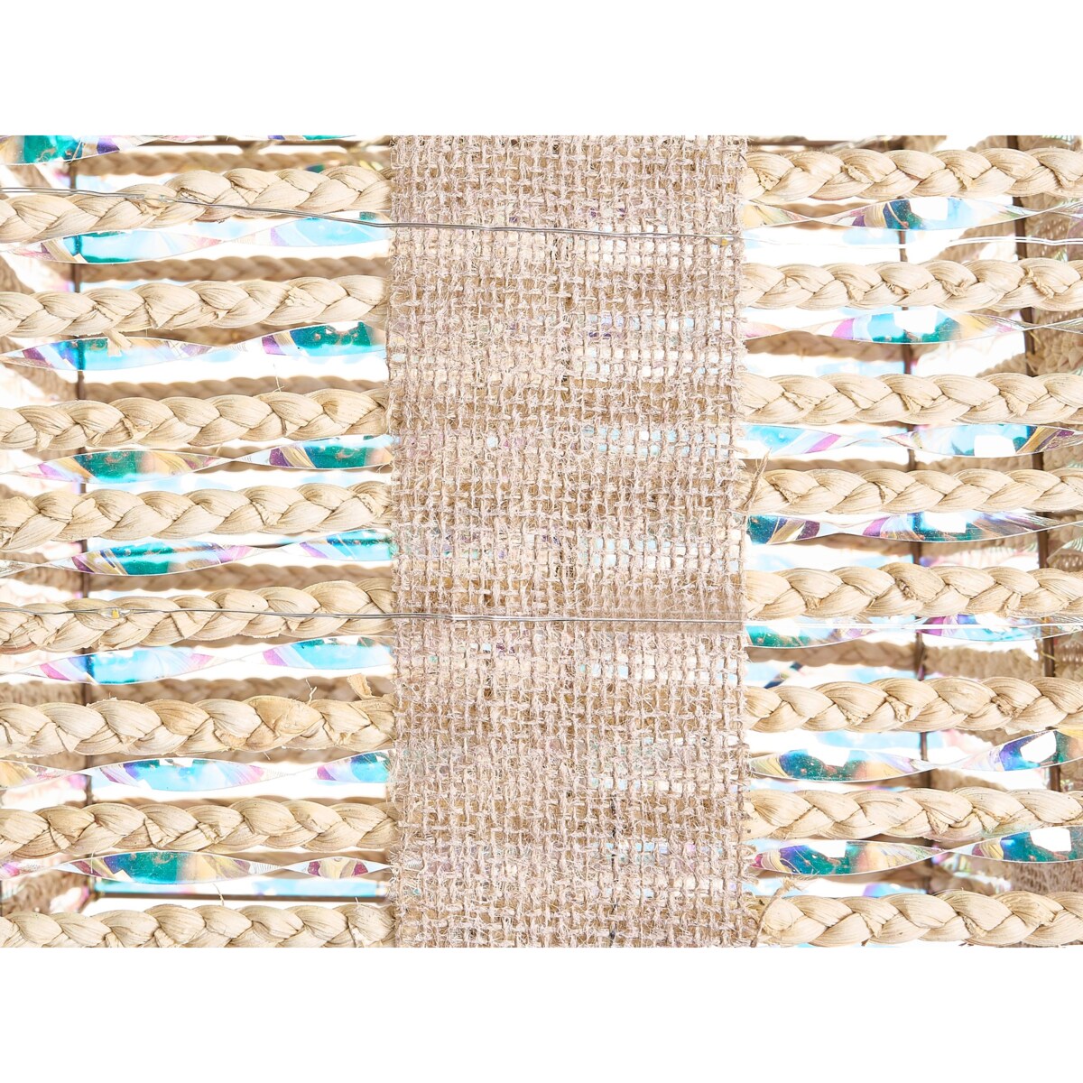 Zestaw 3 dekoracji świątecznych LED MOSSO Prezenty świąteczne 20/25/30 cm Beżowy