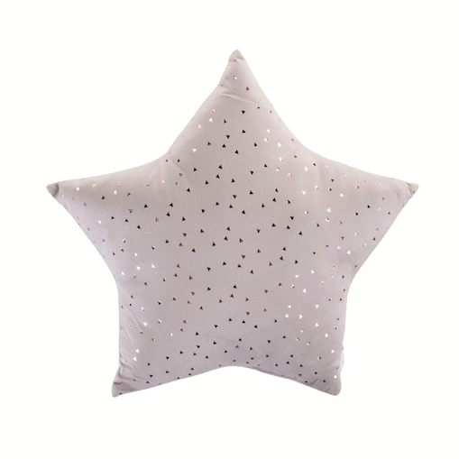 Dekoracyjna poduszka aksamitna z metalicznym wzorem