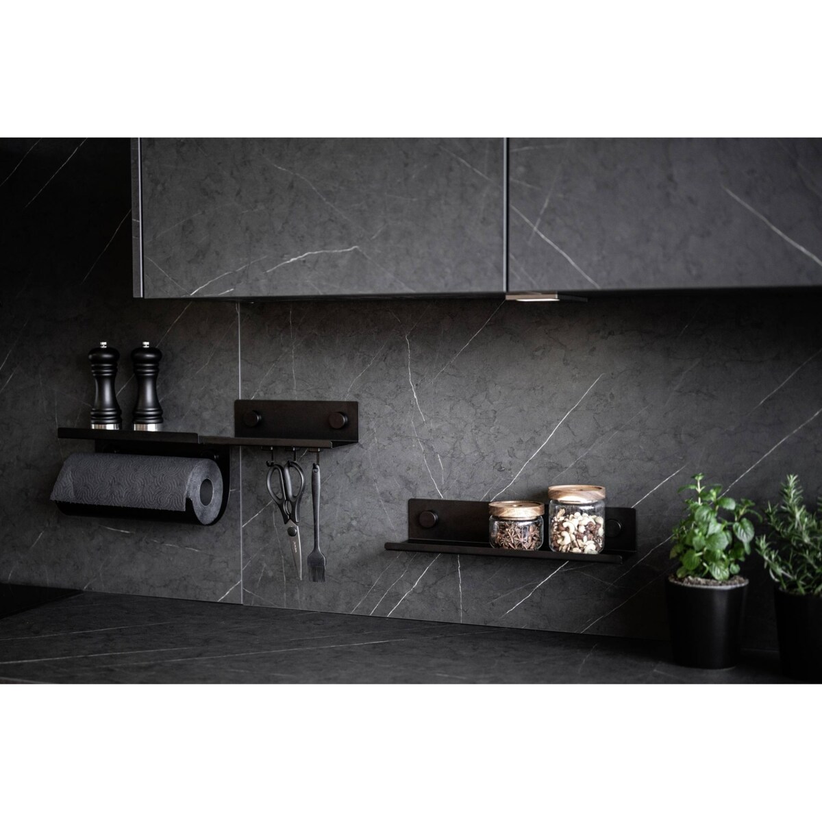 Uchwyt na ręcznik kuchenny z półką, JET, WENKO