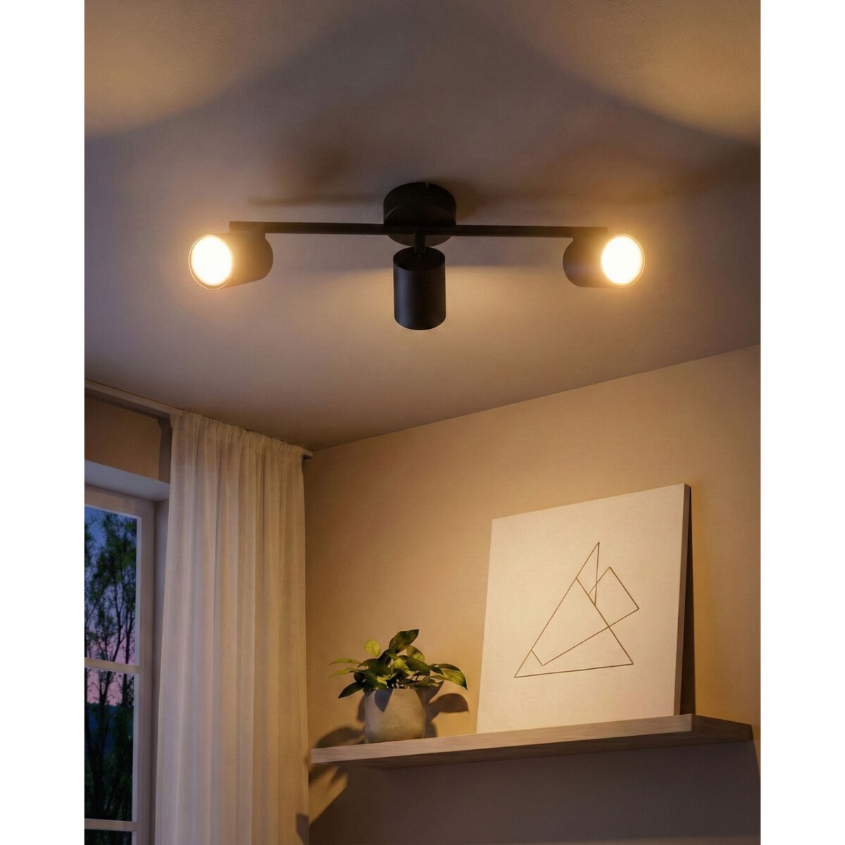 Lampa spot 3-punktowa NYANDO Metal Czarny