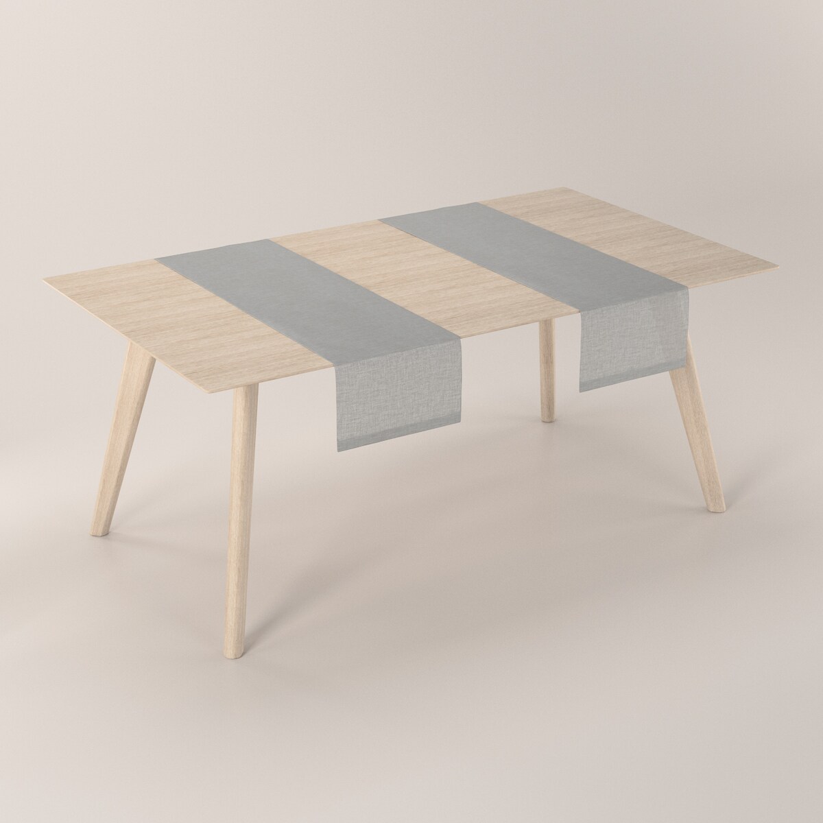 Bieżnik prostokątny 40x130 szary