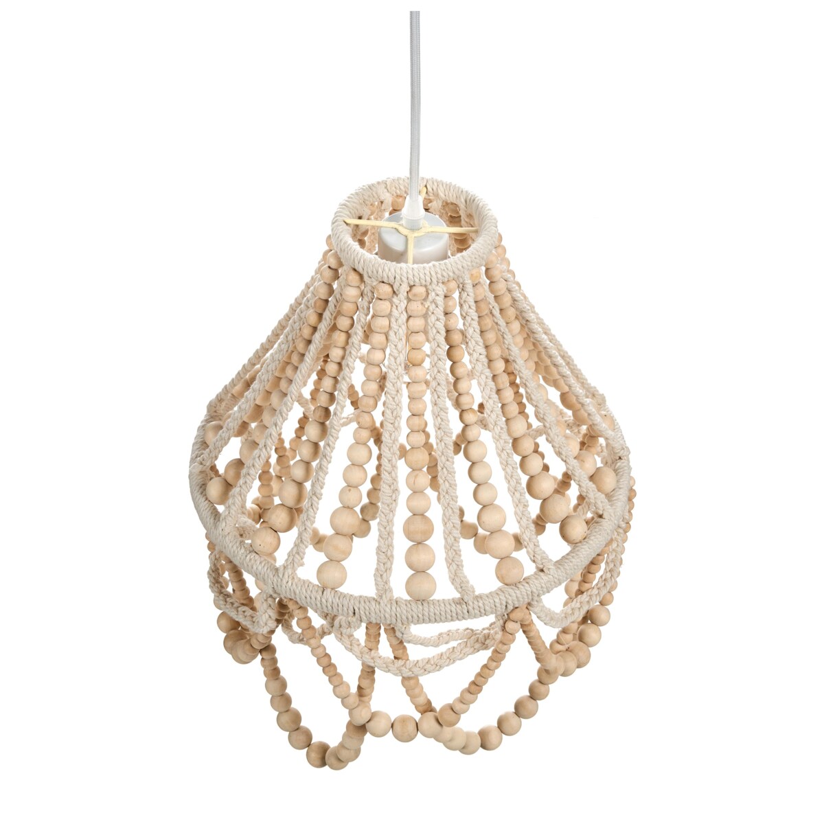 Żyrandol MENIK Drewno Jasnobrązowy