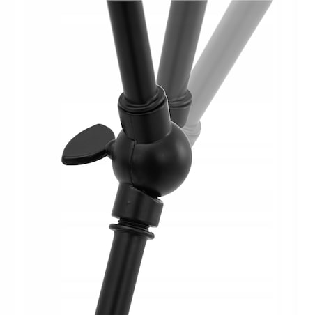 Lampa Stojąca Podłogowa Black Loft Czarna Reno