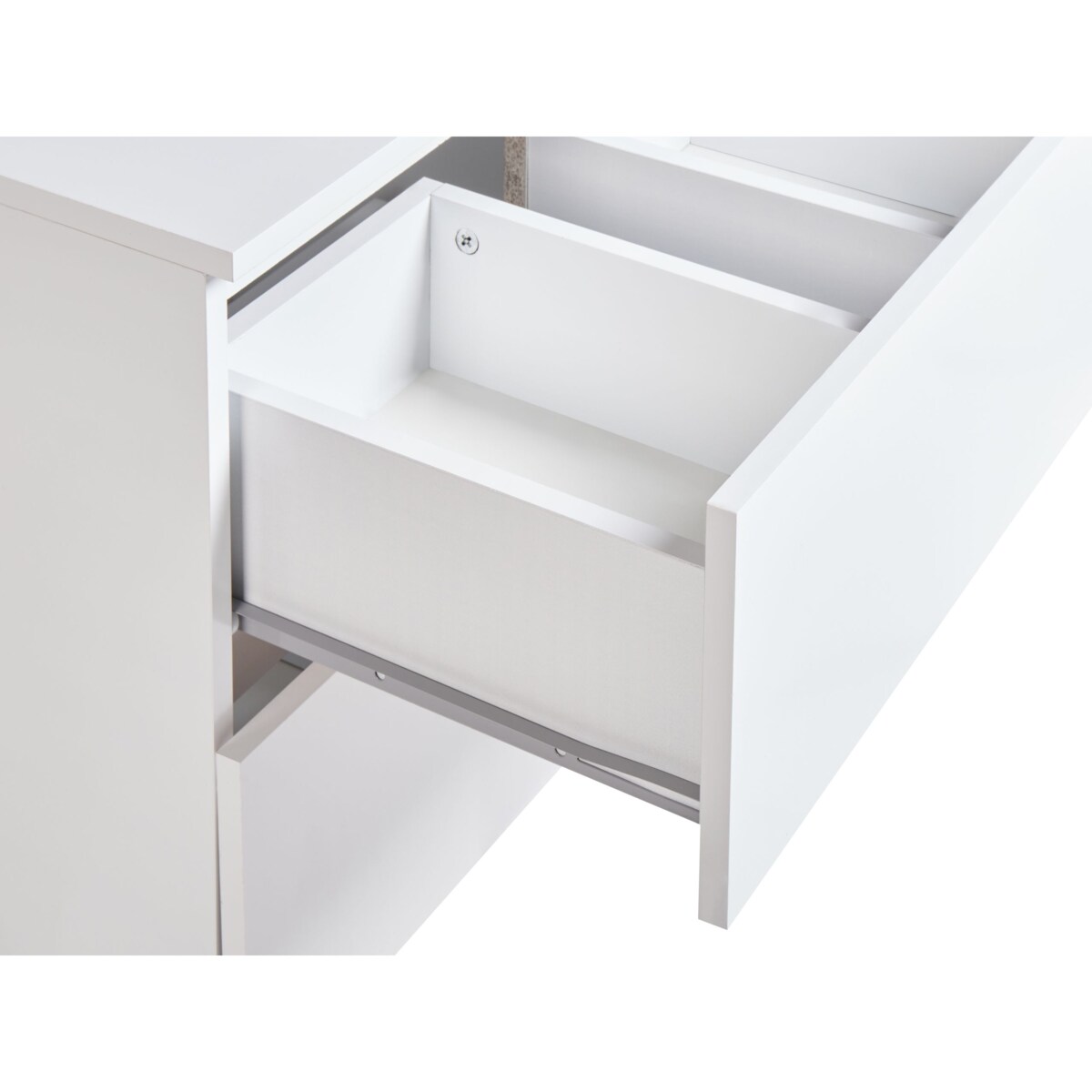 Wisząca szafka pod umywalkę SERRA 60 cm Biały