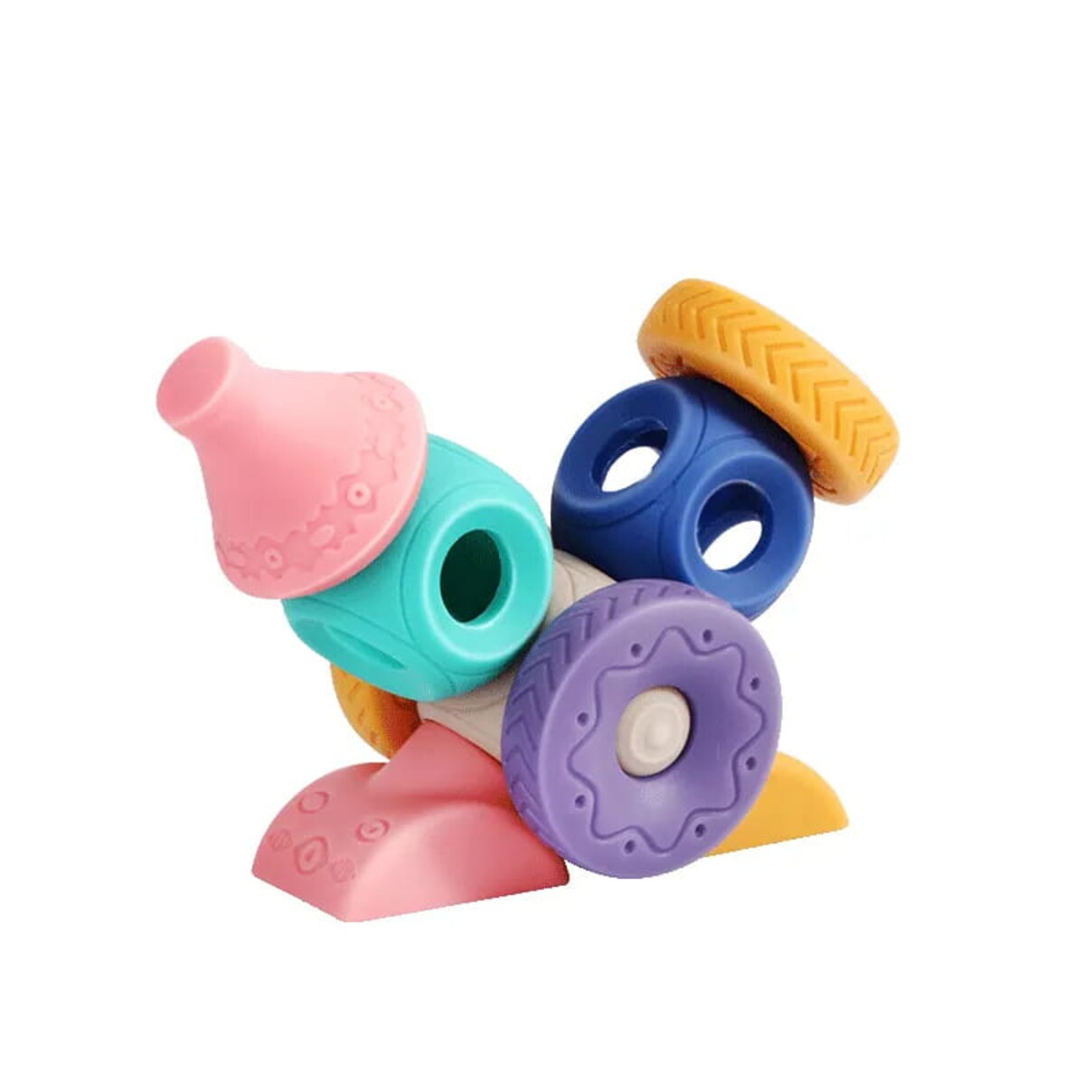 Kosmiczne sondy - klocki sensoryczne 13 elementów