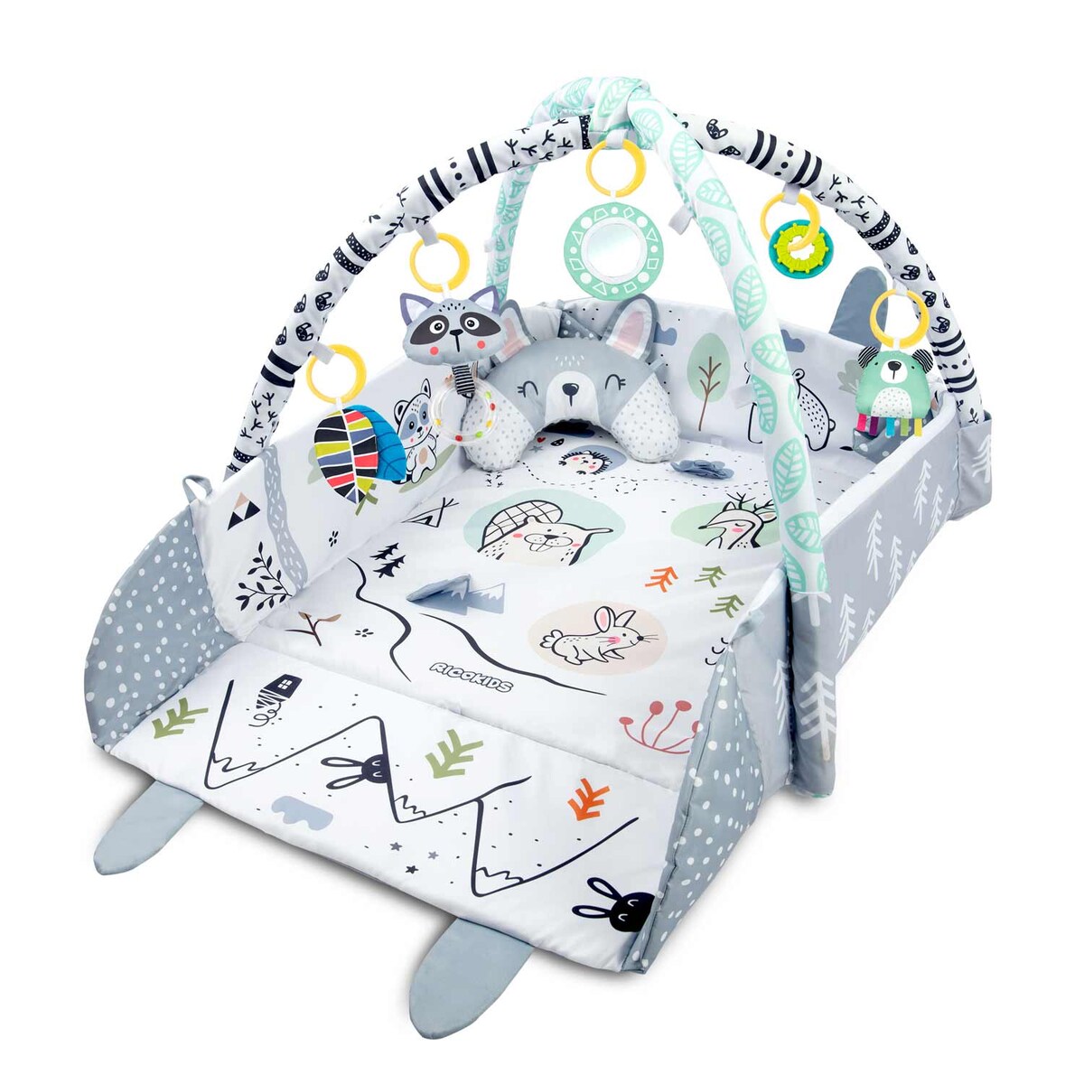 Mata edukacyjna interaktywna Ricokids dla niemowląt 3w1 7350