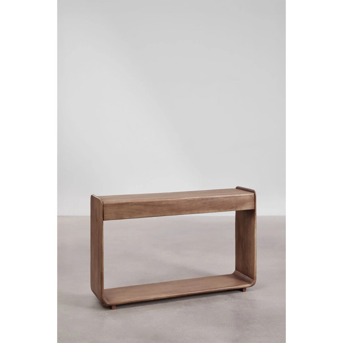 Konsola z drewna akacjowego Tinsley, 120 cm, brązowa