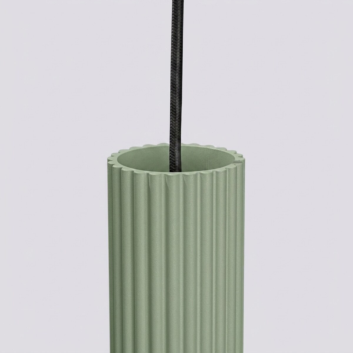 Lampa wisząca KARBON 1 szałwiowa