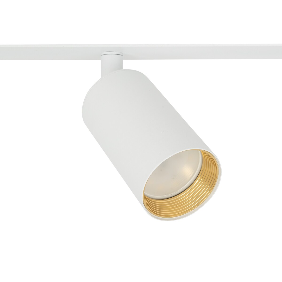 Lampa reflektor podtynkowy poczwórny TK Lighting AMIS WHITE 10813 GU10 biała złoty akcent ruchome spoty 230V