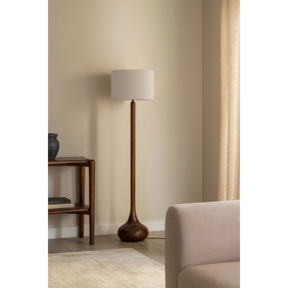 Lampa podłogowa z drewna mango Adelaide 160 cm