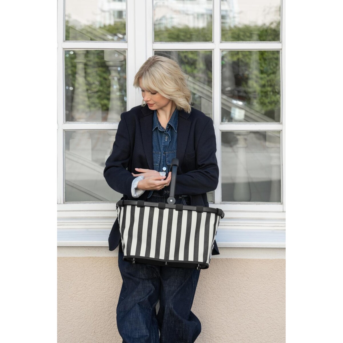 Koszyk CARRYBAG, summerstripes black