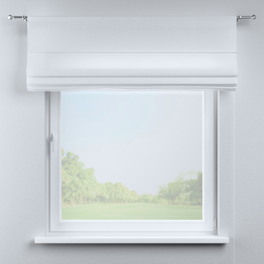 Roleta rzymska Torino 160x170 prześwitująca, biała