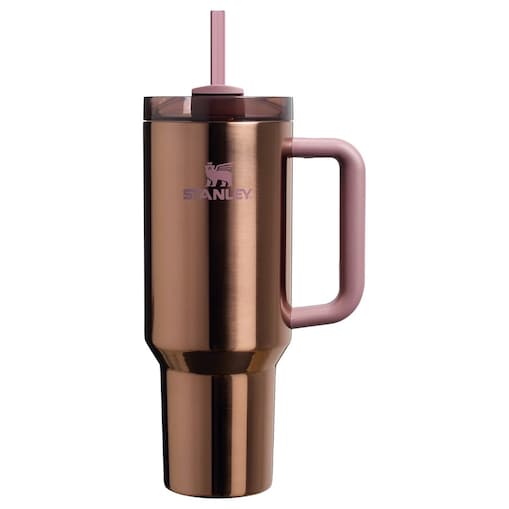 Stanley - Kubek termiczny Quencher H2.0FlowState™ Tumbler (1.18L) - polished rose gold