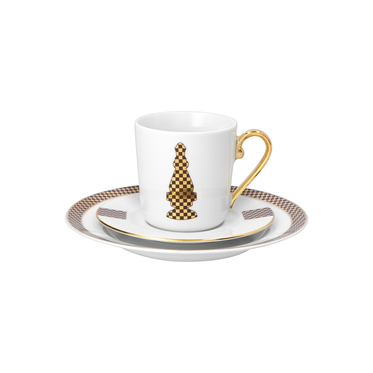 Zestaw do kawy dla 1 osoby 3 el. Jenny Gambit Królowa GX10