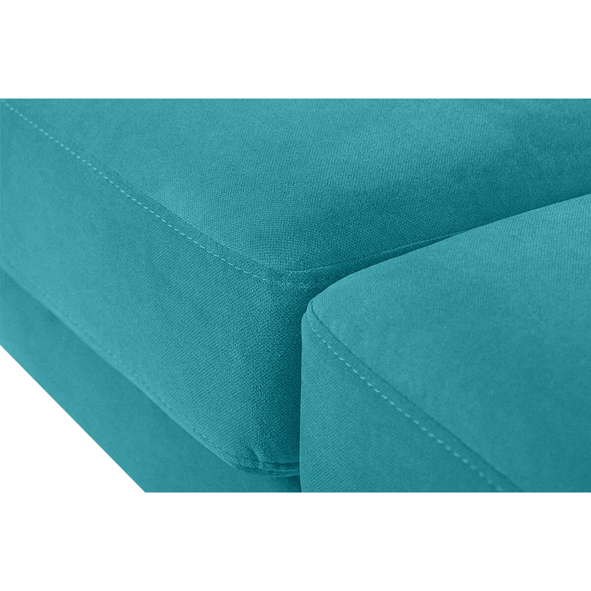 KONSIMO TAGIO Turkusowa skandynawska sofa 3-osobowa