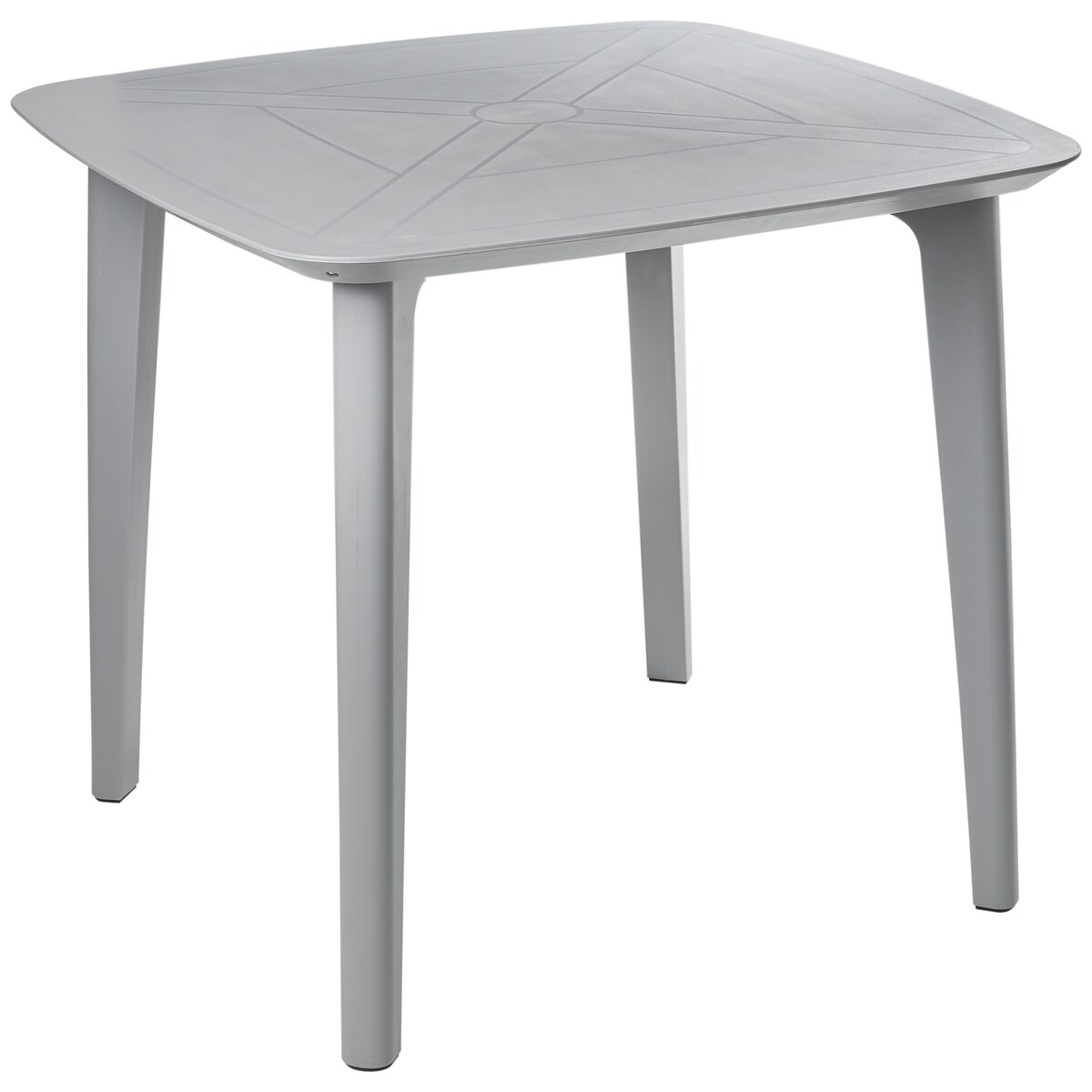 Stół ogrodowy SORICO 86 cm 86 cm Szary