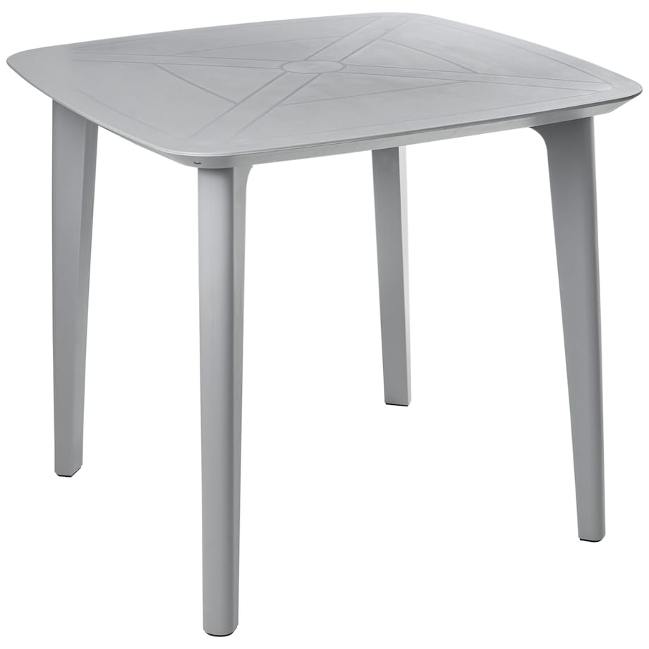 Stół ogrodowy SORICO 86 cm 86 cm Szary