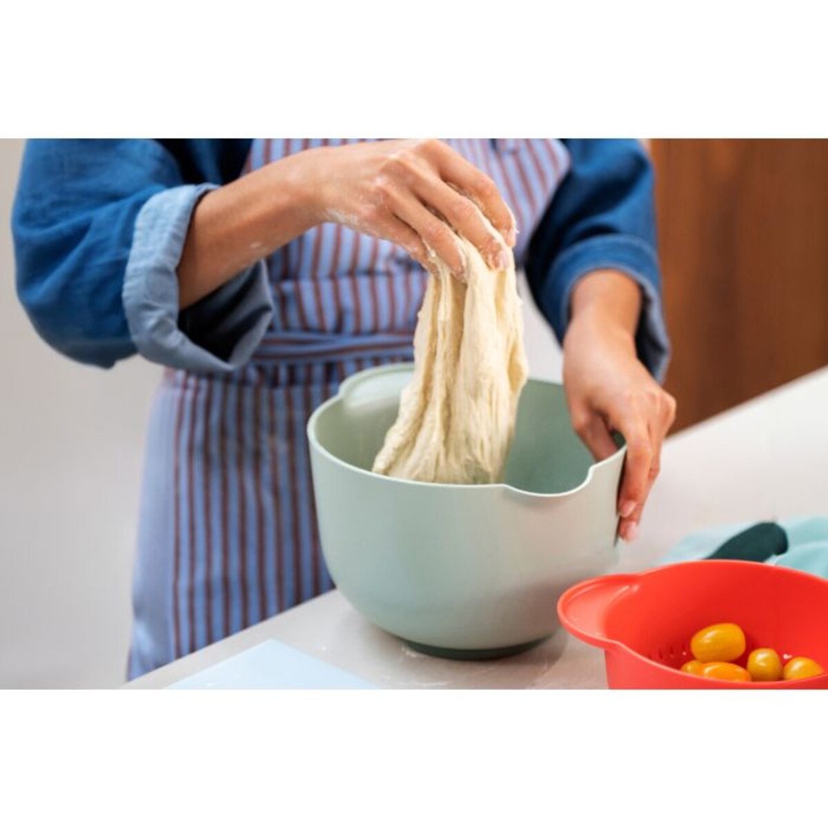 Miska do miksowania z pokrywą odporną na rozchlapywanie Chef It 3000 ml Chalk 102306031500