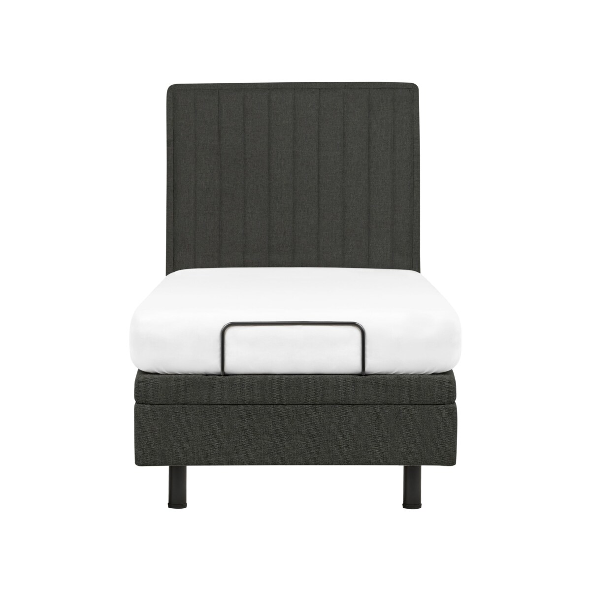 Łóżko regulowane DUKE II 90 x 200 cm Ciemnoszary