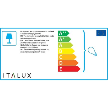 Kabel wiszący MODERNA DS-M-038 SHINY BLACK Italux metalowa OPRAWKA industrialny ZWIS przewód czarny błyszczący