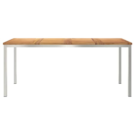 vidaXL Stół na zewnątrz 180x90x75 cm z litego drewna tekowego