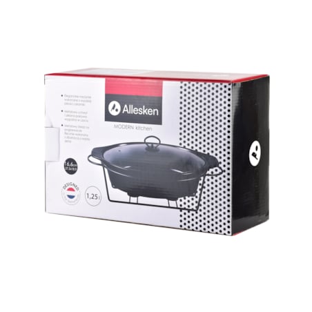 MODERN KITCHEN Naczynie z podgrzewaczem1,25l 27,5x18,9xH6,6cm
