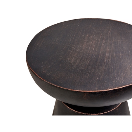 Stolik pomocniczy MINCIO 45 cm 45 cm Czarny