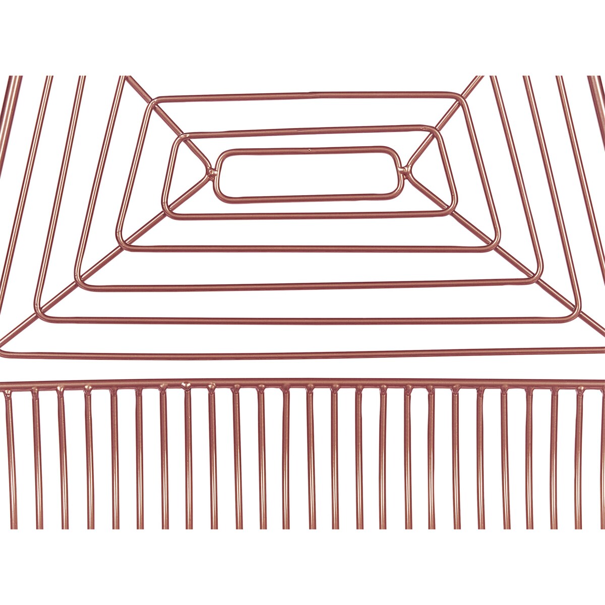 Zestaw 2 krzeseł do jadalni metalowy złoty róż BEATTY