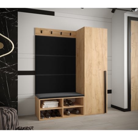 Garderoba do przedpokoju Abiks MIRO 6 craft+manila18