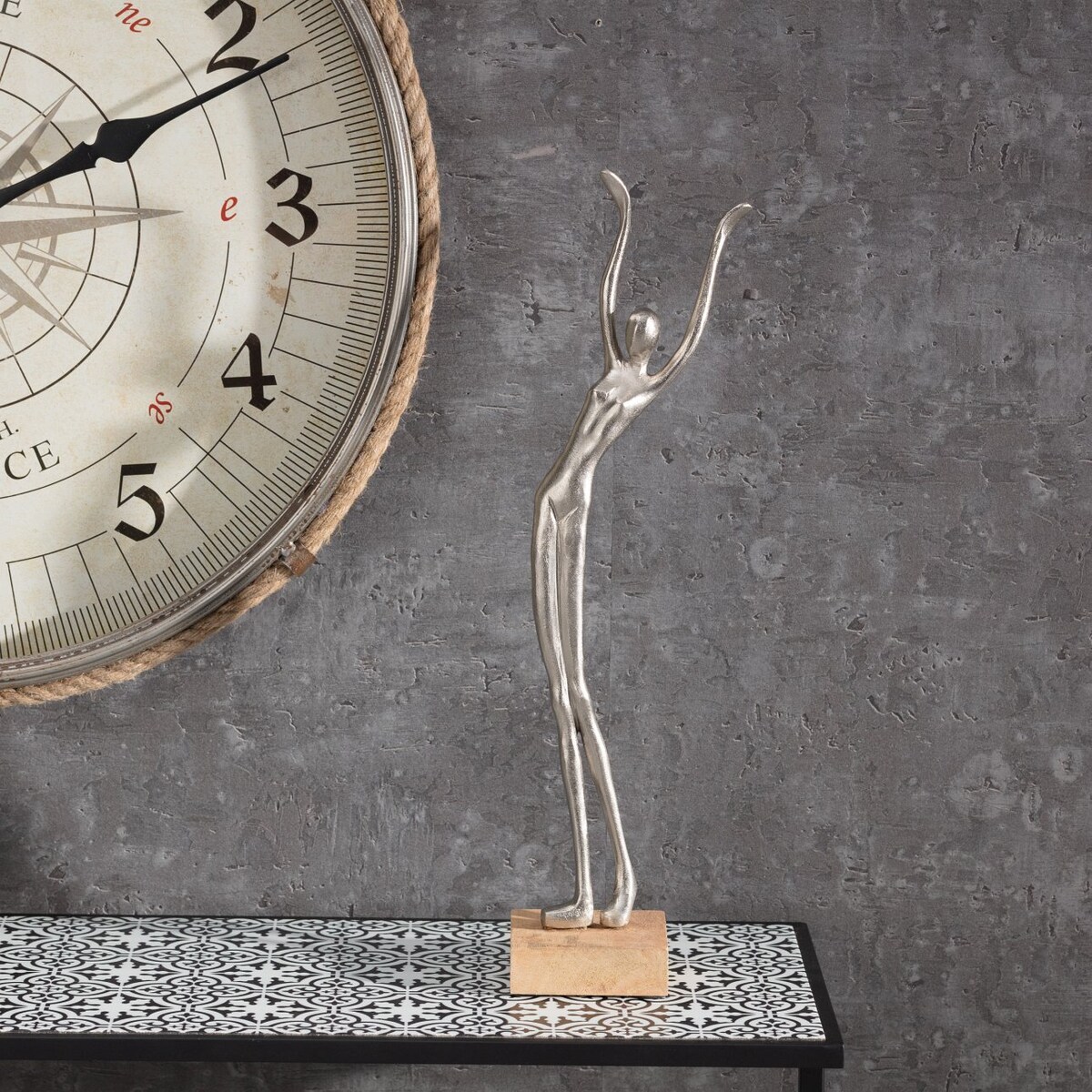 Dekoracja Silver Woman III wys. 52cm, 14 x 10 x 52 cm