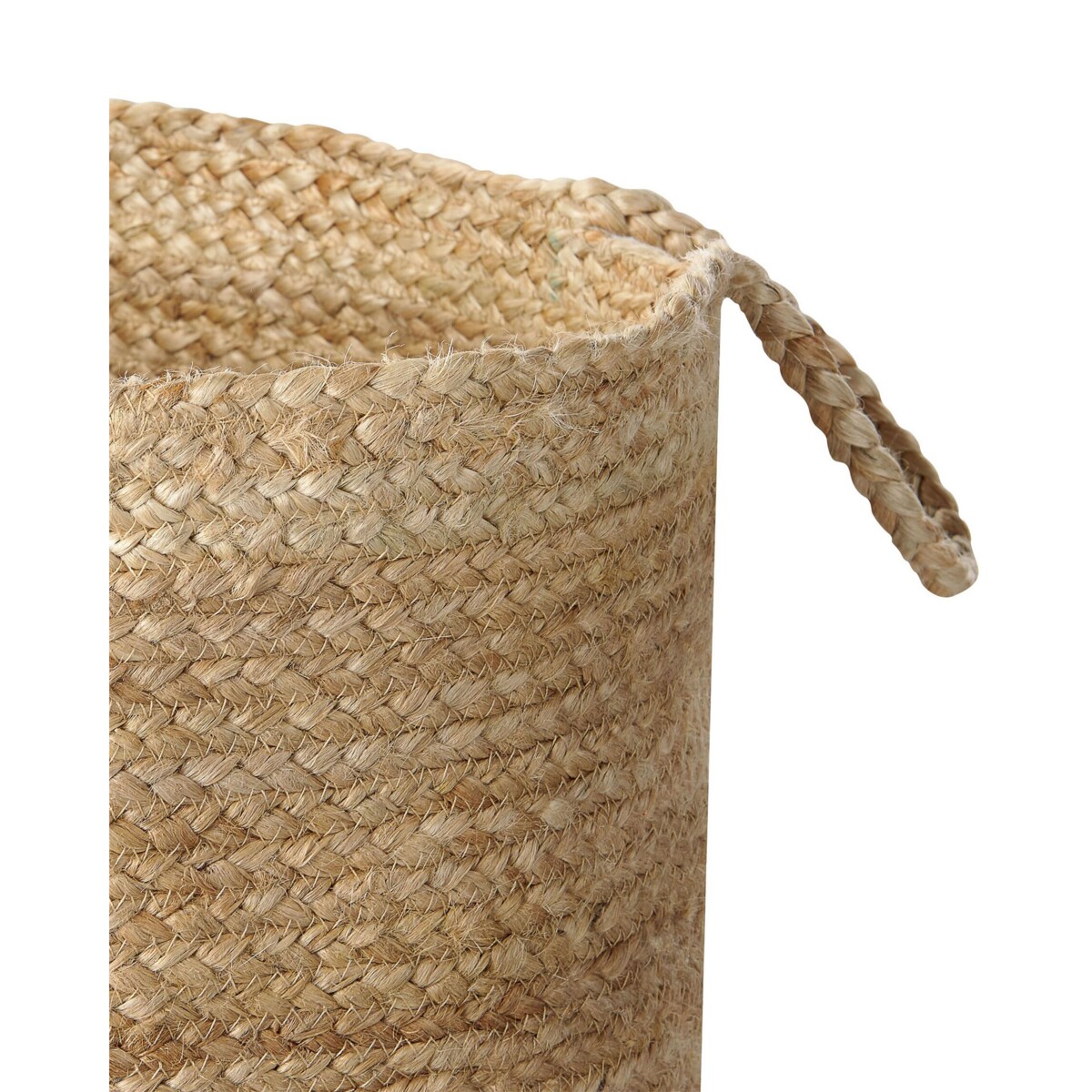 Zestaw 2 koszy jutowych granatowy z beżowym GAJAR