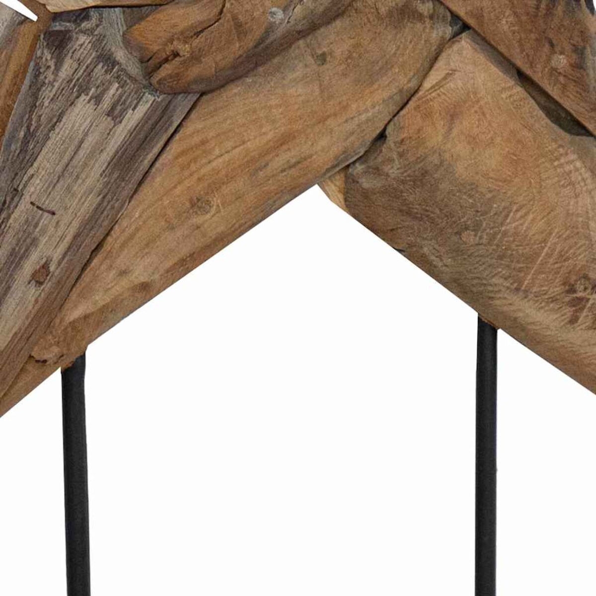 vidaXL Gwiazda Bożonarodzeniowa Brązowy 60 x 5 x 75 cm