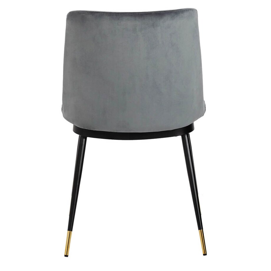 Welurowe krzesło jadalniane Diego KH1201100122.DKGREY King Home ciemnoszare