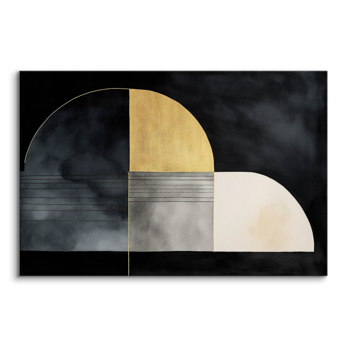 Obraz Ścienny Abstrakcyjne Kształty Boho Glamour Styl Nowoczesny 120x80cm