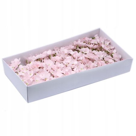 1x PACHNĄCA MYDLANA hortensja główka na bukiet RÓŻOWA kompozycja box kobiet