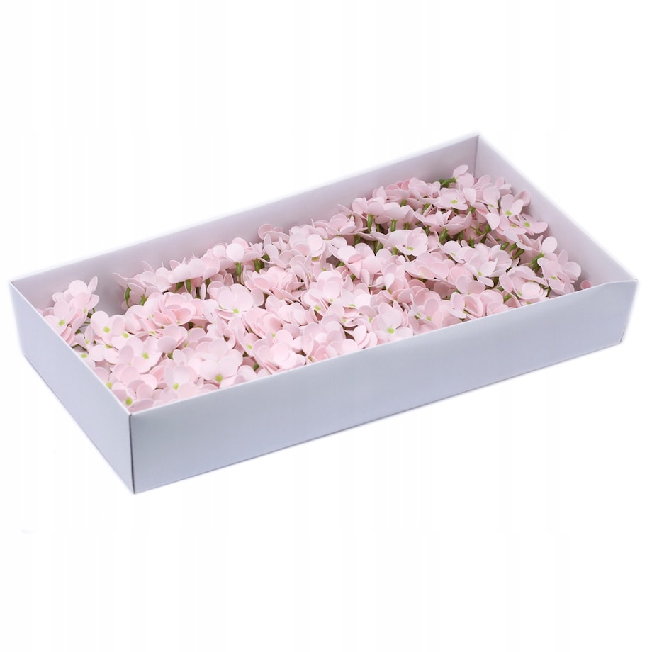 1x PACHNĄCA MYDLANA hortensja główka na bukiet RÓŻOWA kompozycja box kobiet