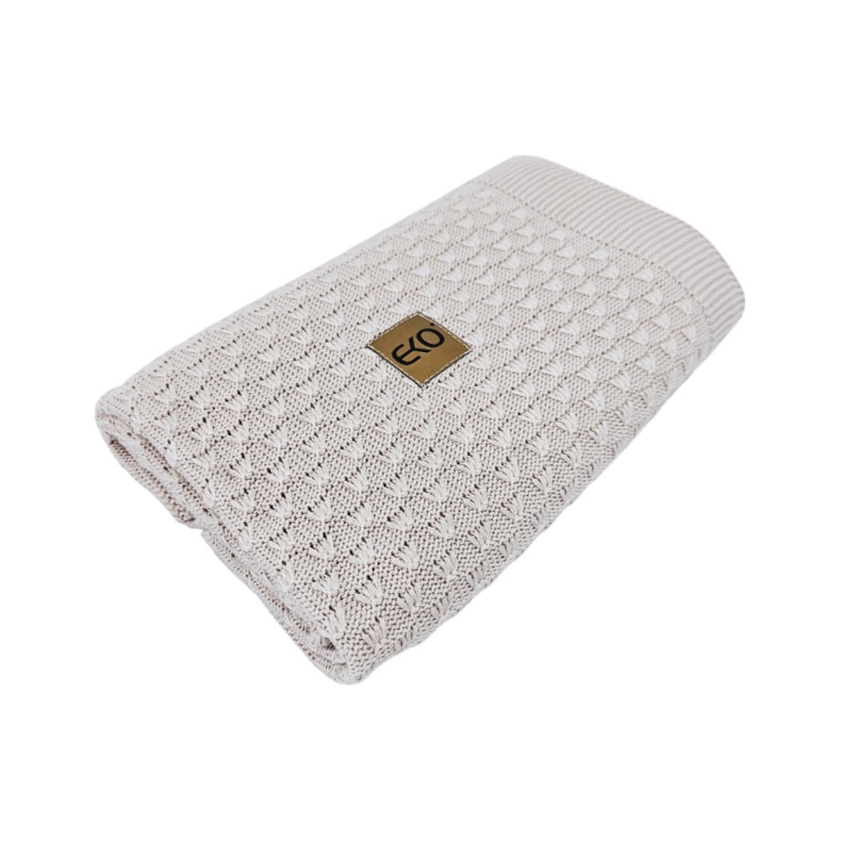 Kocyk bambusowy dla dziecka PUDROWY RÓŻ