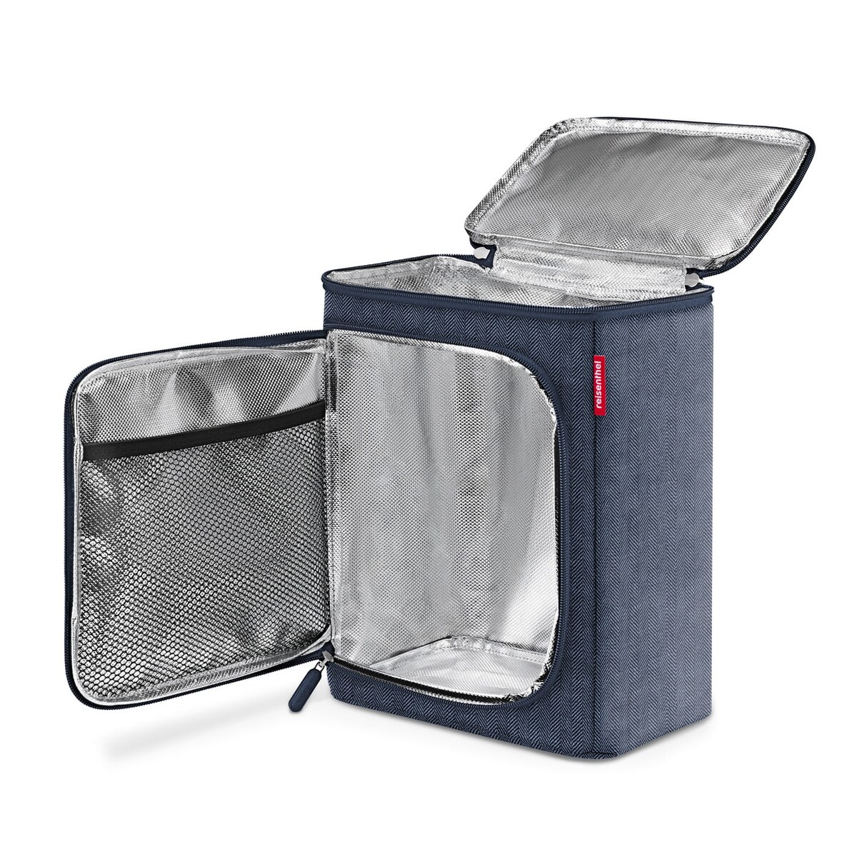 Torba COOLERBOX, herringbone dark blue