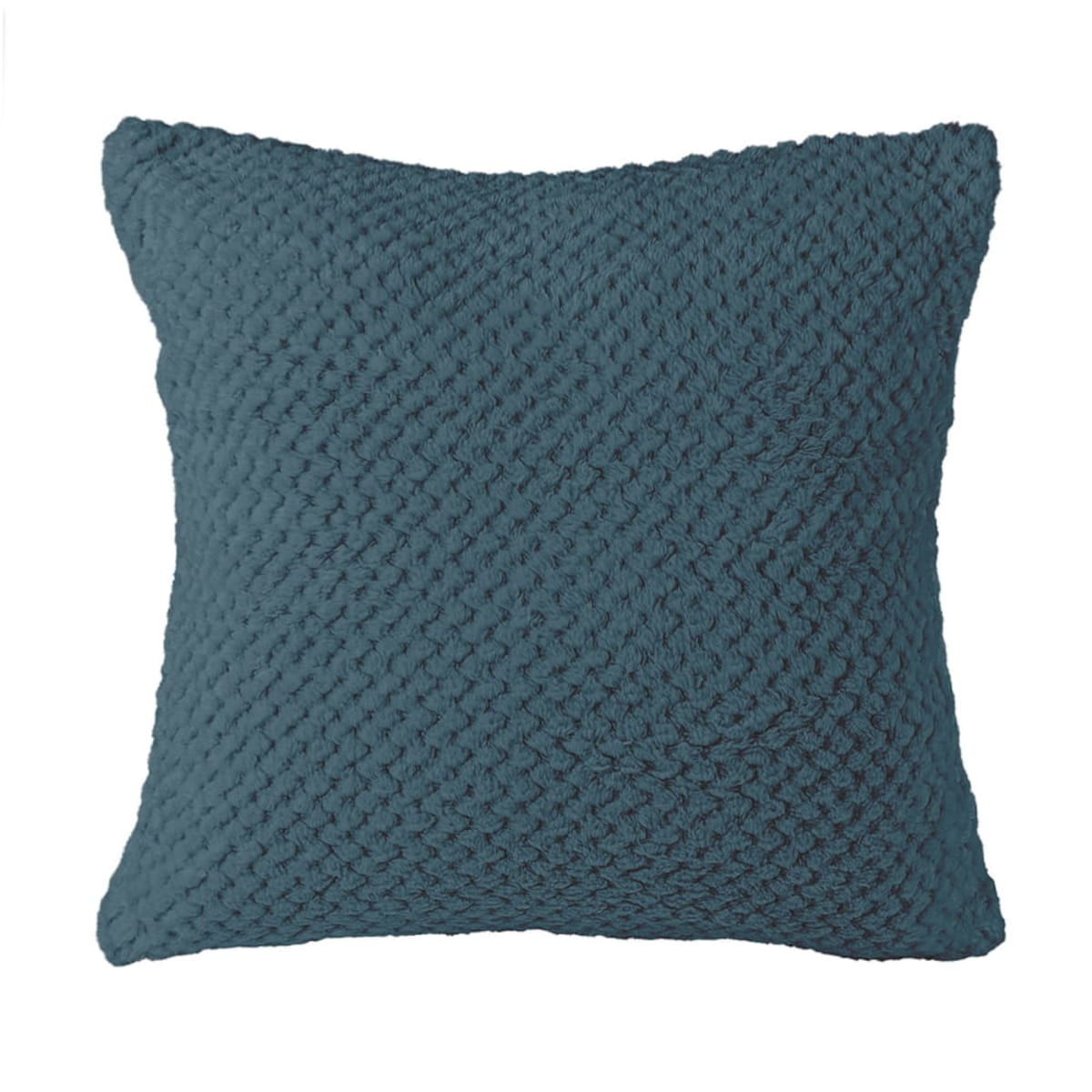 Poszewka żakardowa 40x40 kolor błękit marynarski