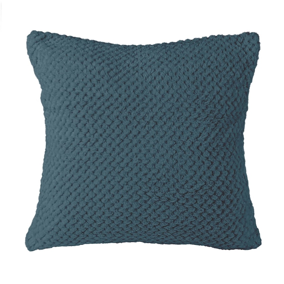 Poszewka żakardowa 40x40 kolor błękit marynarski