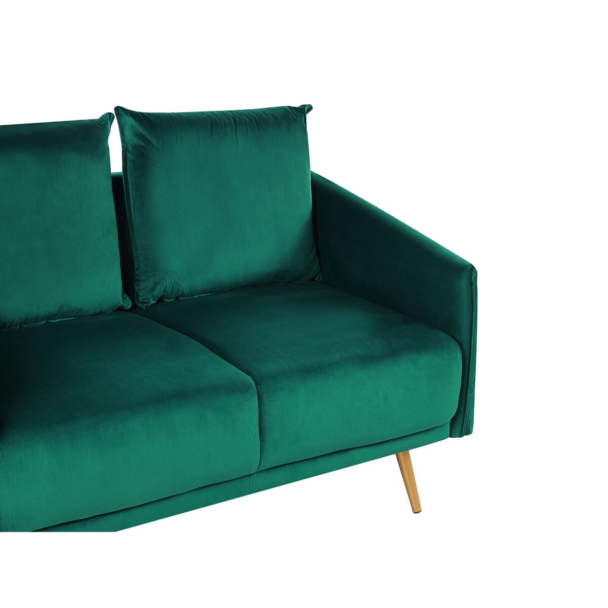 Sofa MAURA Welur Szmaragdowy dla 2 osób