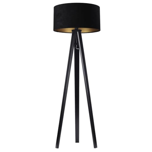 Lampa stojąca HOME 50 czarna/złota